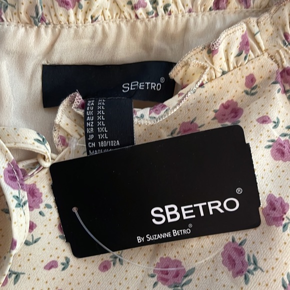 NWT floral dress with puffy sleeves - Picture 6 of 6